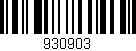 Código de barras (EAN, GTIN, SKU, ISBN): '930903'
