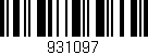 Código de barras (EAN, GTIN, SKU, ISBN): '931097'