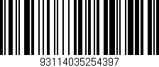 Código de barras (EAN, GTIN, SKU, ISBN): '93114035254397'
