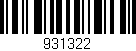 Código de barras (EAN, GTIN, SKU, ISBN): '931322'
