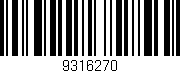 Código de barras (EAN, GTIN, SKU, ISBN): '9316270'