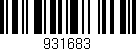 Código de barras (EAN, GTIN, SKU, ISBN): '931683'