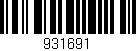 Código de barras (EAN, GTIN, SKU, ISBN): '931691'