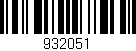 Código de barras (EAN, GTIN, SKU, ISBN): '932051'