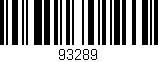 Código de barras (EAN, GTIN, SKU, ISBN): '93289'