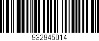 Código de barras (EAN, GTIN, SKU, ISBN): '932945014'