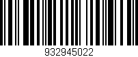 Código de barras (EAN, GTIN, SKU, ISBN): '932945022'