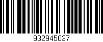 Código de barras (EAN, GTIN, SKU, ISBN): '932945037'