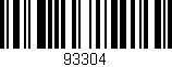Código de barras (EAN, GTIN, SKU, ISBN): '93304'