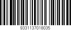 Código de barras (EAN, GTIN, SKU, ISBN): '9331137018035'