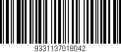 Código de barras (EAN, GTIN, SKU, ISBN): '9331137018042'