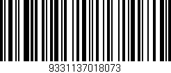 Código de barras (EAN, GTIN, SKU, ISBN): '9331137018073'