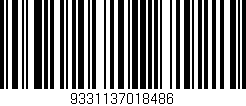 Código de barras (EAN, GTIN, SKU, ISBN): '9331137018486'