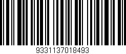 Código de barras (EAN, GTIN, SKU, ISBN): '9331137018493'