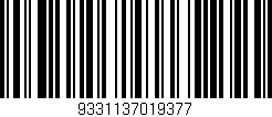 Código de barras (EAN, GTIN, SKU, ISBN): '9331137019377'