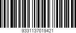 Código de barras (EAN, GTIN, SKU, ISBN): '9331137019421'