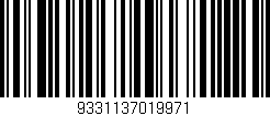 Código de barras (EAN, GTIN, SKU, ISBN): '9331137019971'