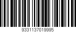 Código de barras (EAN, GTIN, SKU, ISBN): '9331137019995'