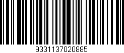Código de barras (EAN, GTIN, SKU, ISBN): '9331137020885'
