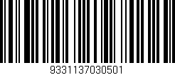 Código de barras (EAN, GTIN, SKU, ISBN): '9331137030501'