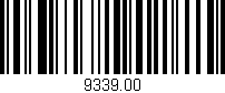 Código de barras (EAN, GTIN, SKU, ISBN): '9339.00'