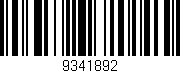 Código de barras (EAN, GTIN, SKU, ISBN): '9341892'