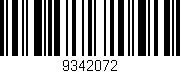 Código de barras (EAN, GTIN, SKU, ISBN): '9342072'