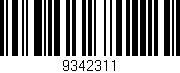Código de barras (EAN, GTIN, SKU, ISBN): '9342311'