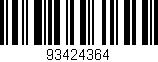 Código de barras (EAN, GTIN, SKU, ISBN): '93424364'