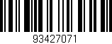 Código de barras (EAN, GTIN, SKU, ISBN): '93427071'