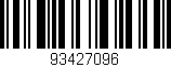Código de barras (EAN, GTIN, SKU, ISBN): '93427096'