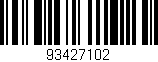 Código de barras (EAN, GTIN, SKU, ISBN): '93427102'