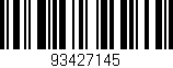 Código de barras (EAN, GTIN, SKU, ISBN): '93427145'