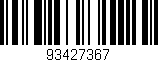 Código de barras (EAN, GTIN, SKU, ISBN): '93427367'