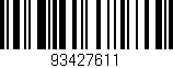 Código de barras (EAN, GTIN, SKU, ISBN): '93427611'