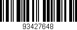 Código de barras (EAN, GTIN, SKU, ISBN): '93427648'