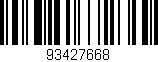 Código de barras (EAN, GTIN, SKU, ISBN): '93427668'