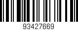 Código de barras (EAN, GTIN, SKU, ISBN): '93427669'