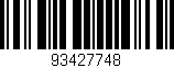 Código de barras (EAN, GTIN, SKU, ISBN): '93427748'