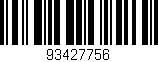 Código de barras (EAN, GTIN, SKU, ISBN): '93427756'