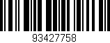 Código de barras (EAN, GTIN, SKU, ISBN): '93427758'
