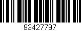 Código de barras (EAN, GTIN, SKU, ISBN): '93427797'