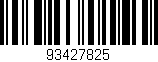 Código de barras (EAN, GTIN, SKU, ISBN): '93427825'
