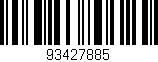 Código de barras (EAN, GTIN, SKU, ISBN): '93427885'