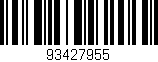 Código de barras (EAN, GTIN, SKU, ISBN): '93427955'