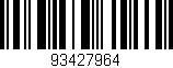 Código de barras (EAN, GTIN, SKU, ISBN): '93427964'