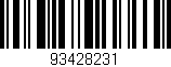 Código de barras (EAN, GTIN, SKU, ISBN): '93428231'