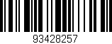 Código de barras (EAN, GTIN, SKU, ISBN): '93428257'