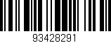Código de barras (EAN, GTIN, SKU, ISBN): '93428291'