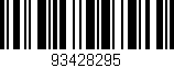 Código de barras (EAN, GTIN, SKU, ISBN): '93428295'